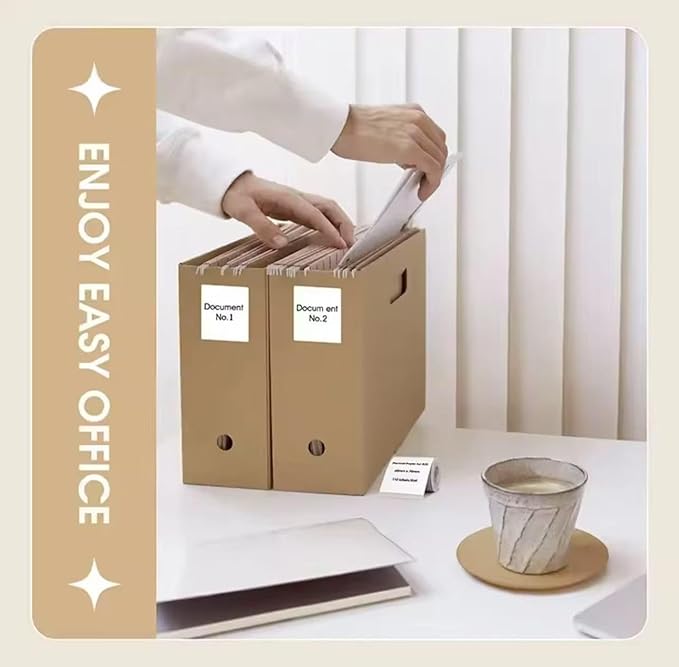 White Thermal Labels Compatible with Phomemo,Marklife for Barcode, Price Tags, Shipping & Logo Design (5, 1.97" x0.78" 320pcs/Roll)