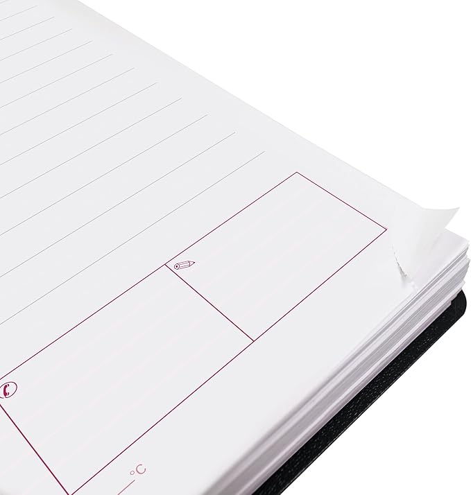 Brownline® 2026 DuraFlex Daily/Monthly Planner, Appointment Book, 12 Months, January to December, Twin-Wire Binding, 8" x 5", Black (CB634V.BLK-26)