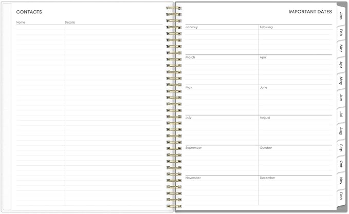 2025 Blue Sky Weekly/Monthly Planning Calendar, 8-1/2" x 11", Sophie, January 2025 To December 2025