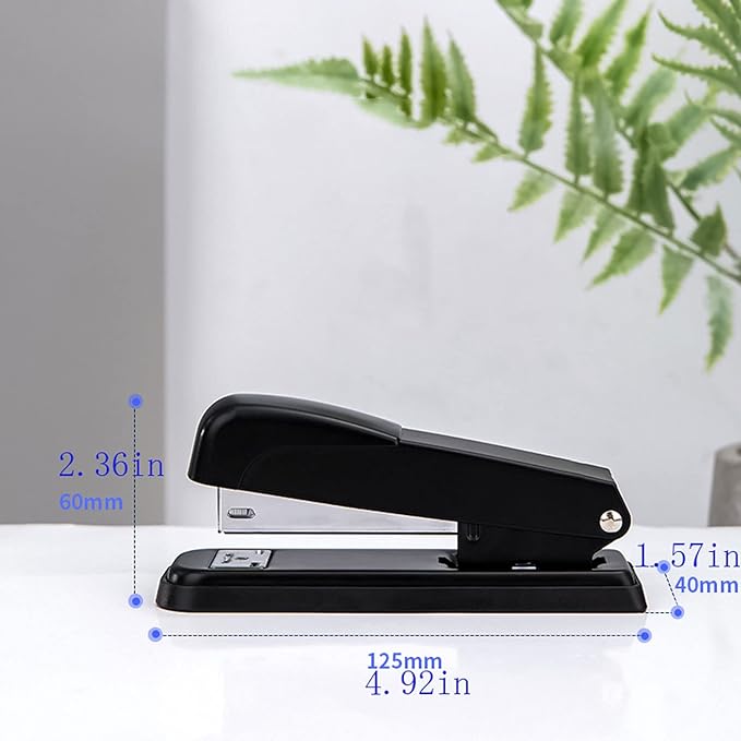 Liudan Stapler Commercial Desktop Stapler, 20 Sheet Capacity, Portable, Durable Stapler for Living Room, Classroom or Desktop Accessories, Office Stapler