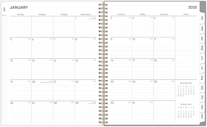 2025 Blue Sky Weekly/Monthly Planning Calendar, 8-1/2" x 11", Sophie, January 2025 To December 2025