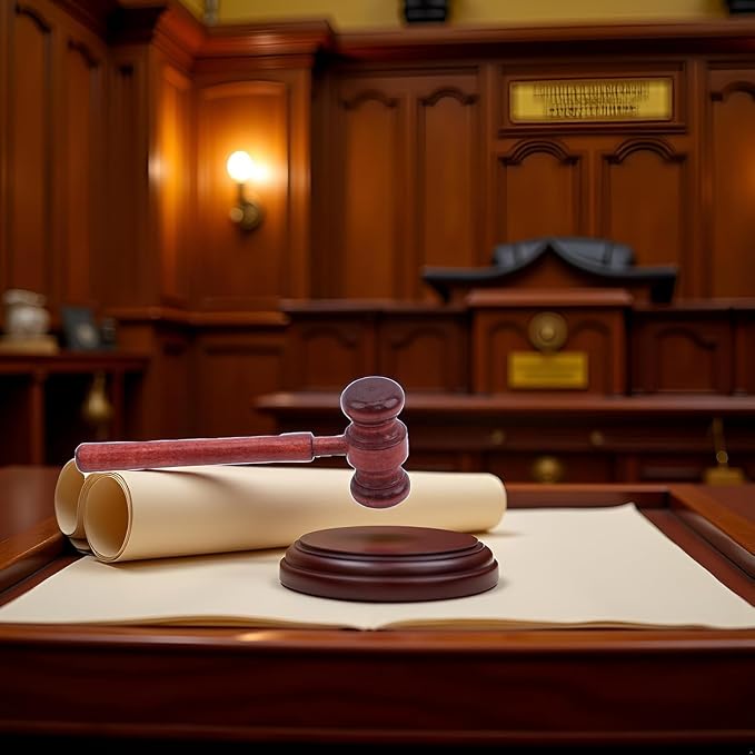 Brown Handmade Wooden Gavel, Auction Gavels, Vintage Judge Gavel, Props and Clothing Accessories,Desk Accessories and Workspace Organizers School Supplies