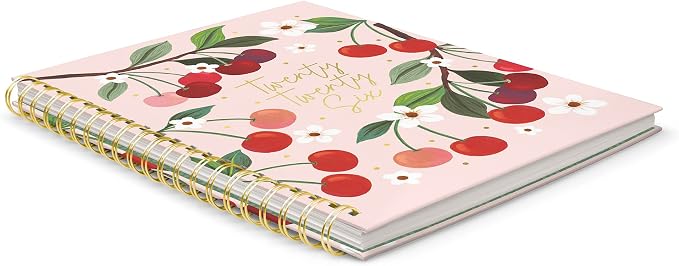Orange Circle Studio Academic Planner 2025-2026, Fruit & Flora, 11.1"x9.2"