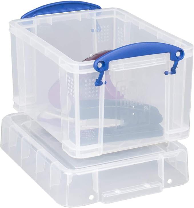 Really Useful Plastic Storage Box 3 Litre Clear