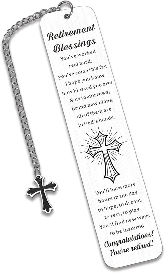 Christian Retirement Gift for Woman Man Happy Retired Going Away Leaving Farewell Gifts for Coworkers Women Men Retirement Blessings, Cool Retirement Gifts for Women Men Friends