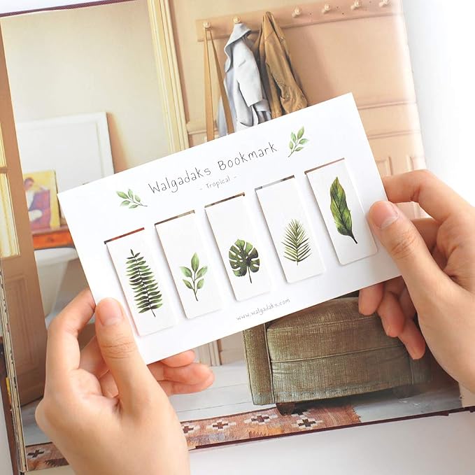 Monolike Magnetic Bookmarks Tropical, Set of 5