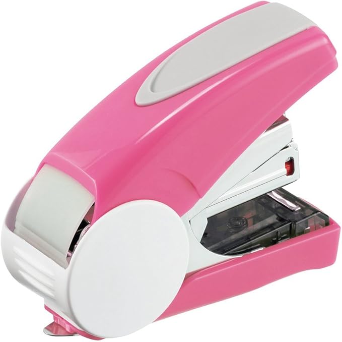 Lion Office Equipment FS-30N Karu Stapler, 30 Sheet Binding, Pink
