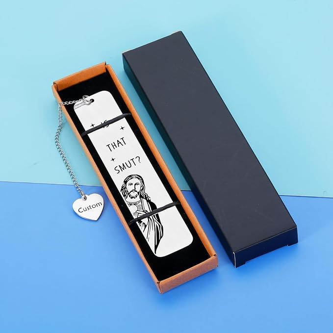 Personalized Funny Gift Bookmark for Women & Men Book Lovers & Readers - Custom Christian Book Marker for Coworker, Sister, Best Friend - Christmas & Birthday Gift for Adults, Teen Boys & Girls