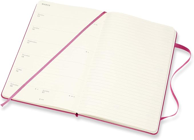 Moleskine 18 Month 2020-2021 Weekly Planner, Hard Cover (DHD1318WN3Y21)