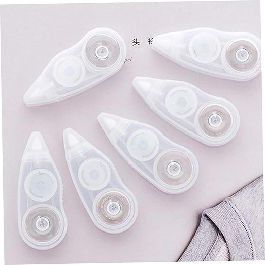 Uonlytech 6Pcs Correction Tape Portable Tapes for Students Convenient Instant Correction for School and Office Supplies and Easy to Use