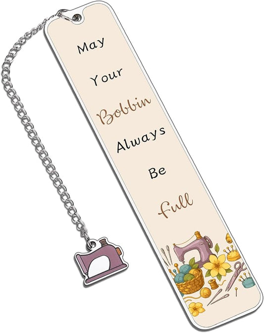 Bookmark Gifts for Quilters - Sewing Gifts for Sewing Lovers Women Mom Grandma Mothers Day Cool Gift for Quilters Tailors Designers Seamstress Mothers Day Quilting Gift for Sewings Enthusiasts Crafter