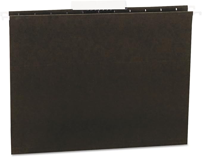 Universal 14113 Hanging File Folders, 1/3 Tab, 11 Point Stock, Letter, Standard Green, 25/Box