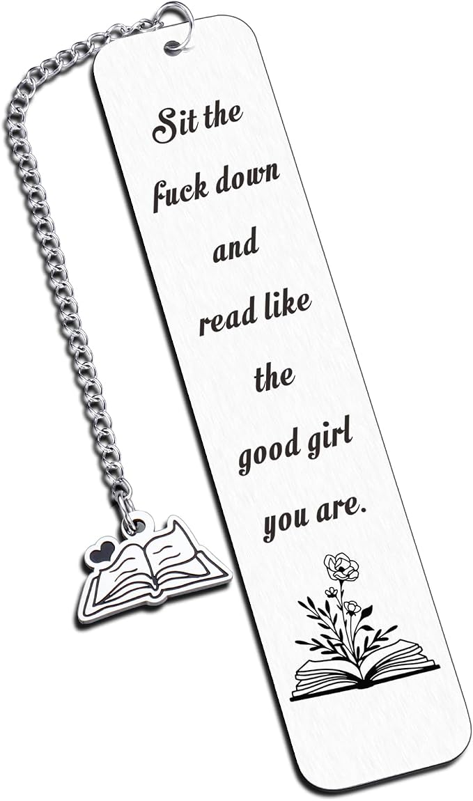 Smutty Bookmarks, Smut Book Merch Smutty Book Lovers Gifts for Women Female Friend Book Lover Bookish Gifts Christmas Stocking Stuffers Book Accessories for Bookworm Nerd Book Club Birthday Gifts