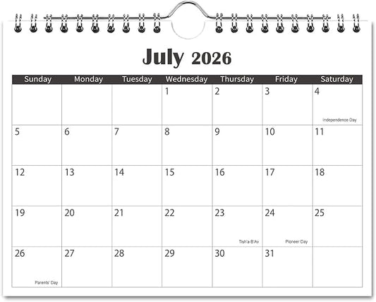 2026 Mini Calendar, 2026-2027 Small Calendar Runs from July 2026 until December 2027, 6.4''x8.5'', Small Wall Calendar for Desk, Kitchen, RVs, Bulletin Board or Fridge