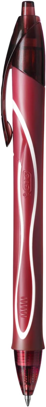 BIC Gel-ocity Retractable Quick Dry Gel Pen, Medium Point (0.7mm), Assorted Colors, Comfortable Full Grip, 48-Count