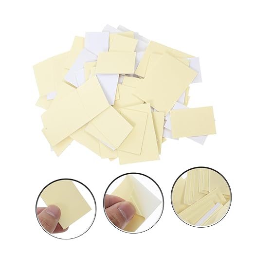 100pcs Double Sided Tape Craft Double Sided Adhesive Sticker for Foam Tape Mirror Adhesive Wall Sticky for Hanging
