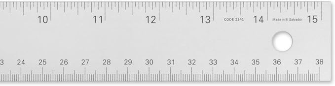 Alumicolor 15-inch Non Slip Standard Aluminum T-Square for Art Framing & Drafting, Silver