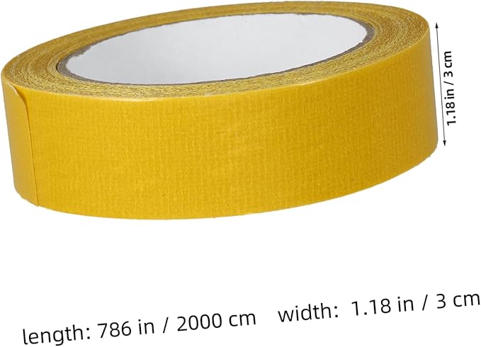 1roll Double Sided Adhesive Cloth Tape Heavy Duty Insulation Tape for Carpet Repair Craft Projects Strong Adhesive for Enthusiasts and Professionals