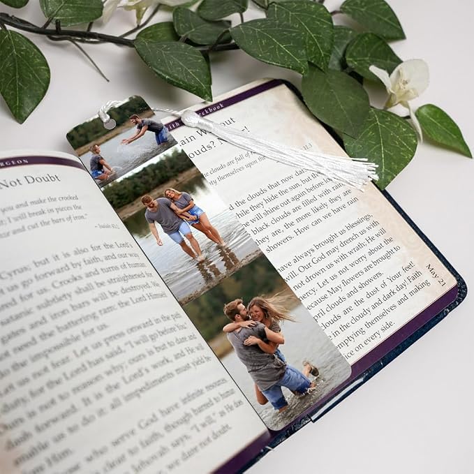 Custom Bookmark with Personalized Photo/Image/Text in Packs for All Other Occasions (Metal, Single)