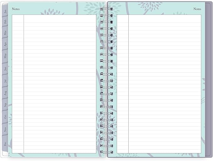 Blue Sky 2023 Weekly and Monthly Planner, January - December, 5" x 8", Frosted Cover, Wirebound, Rue Du Flore (101603-23)