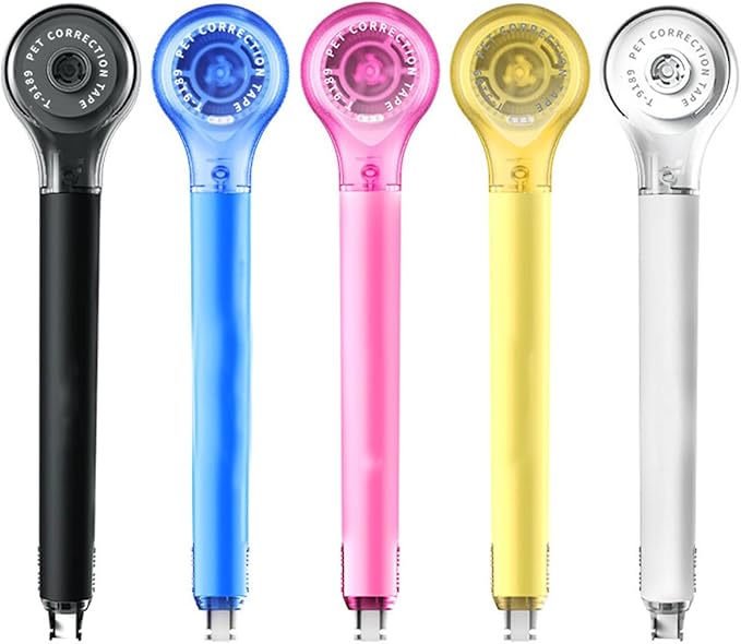 5pcs Mini Correction Tape Pen, Small Portable Writing Tape with Instant Adhesive, for Students School Supplies and Office Use Random Color