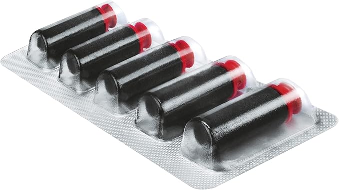 AVERY Meto Ink Rolls, for Meto Basic S Price Guns, Black Ink, for 0.47" x 0.87" (12 x 22mm) Labels, 5 Total (88300)