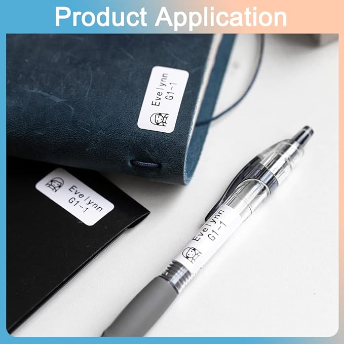 15 * 40mm/0.59"*1.57" Adhesive Thermal Label Paper Roll Suitable for Name Price Shelf Life Classification Labels Compatible with Mini Label Maker