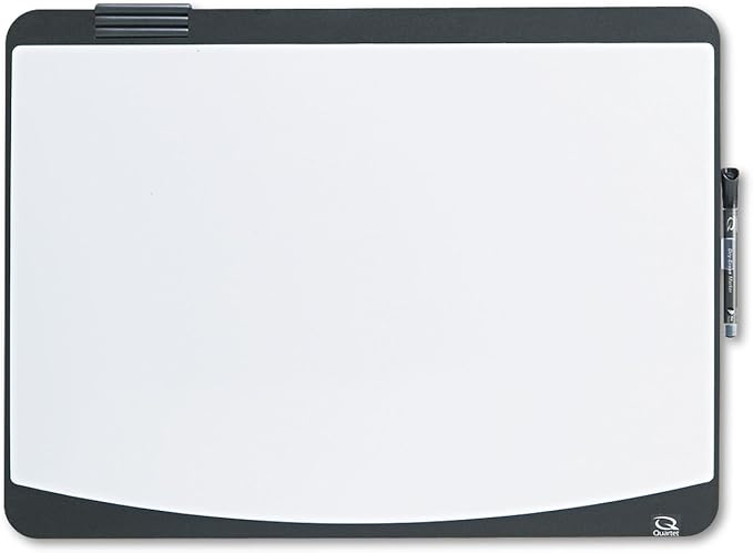 Quartet Designer Tack and Write Workstation Board, 17.5 x 23.5 Inches, Black (06355BK)