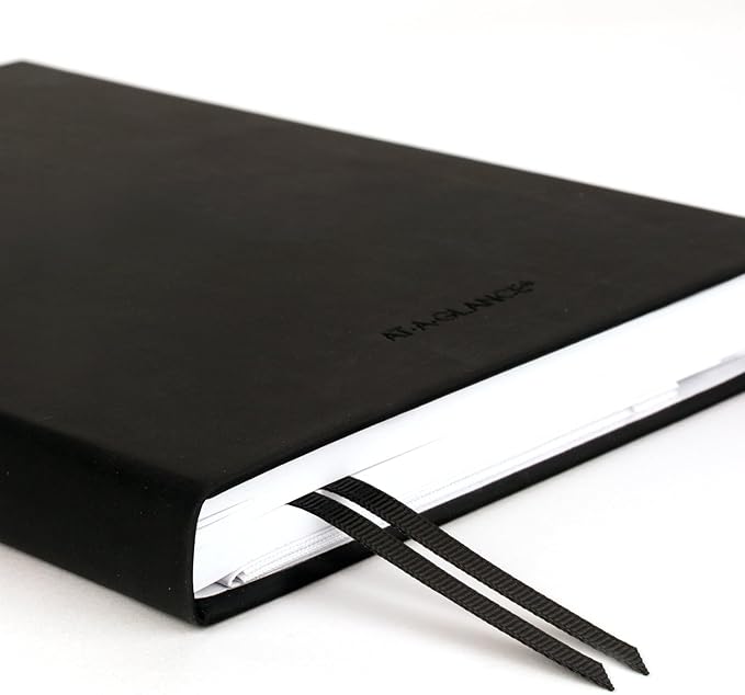 AT-A-GLANCE Foundation Planner, Undated Inspiration Journal, Set Goals, Track Progress, Create Habits, Weekly & Monthly, Small, 5-3/4" x 8-1/4", Black (FD-200-05)