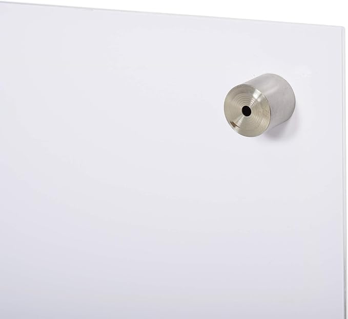 Vinsetto 35"x23" Dry Erase Wall Calendar Glass Whiteboard Monthly Planner for Homeschool Supplies & Home Office Organization with 4 Markers and 1 Eraser,Frameless