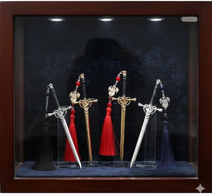 3PCS Dragon Sword Metal Bookmarks Set 2.0, Fantasy Bookmark with Tassle,Cool Bookmarks for Women and Men,Book Accessories Gifts for Book Lovers (Dragon Sword)