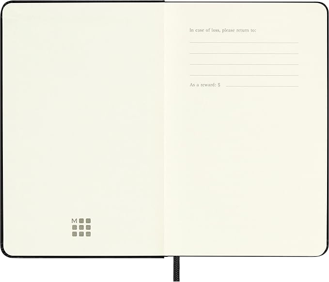 Moleskine 2023-2024 Weekly Horizontal Planner, 18M, Pocket, Black, Hard Cover (3.5 x 5.5)