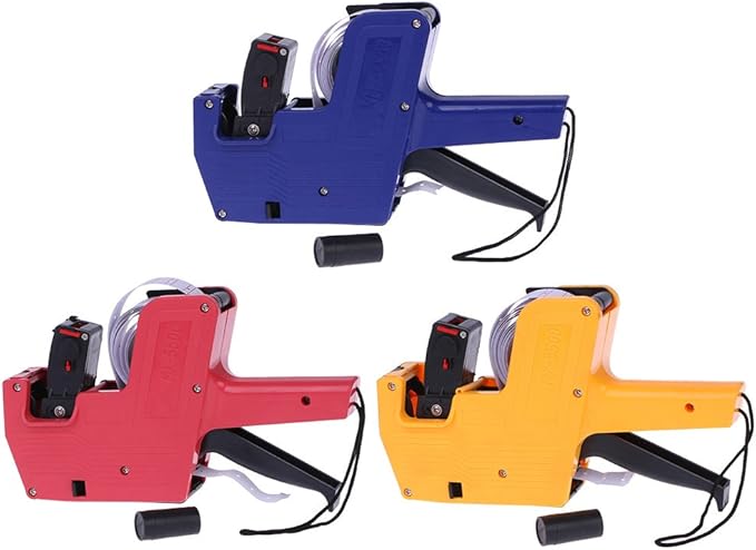MX-5500 8 Digits Labeler Labeller Stickers Label Paper +2 Roll