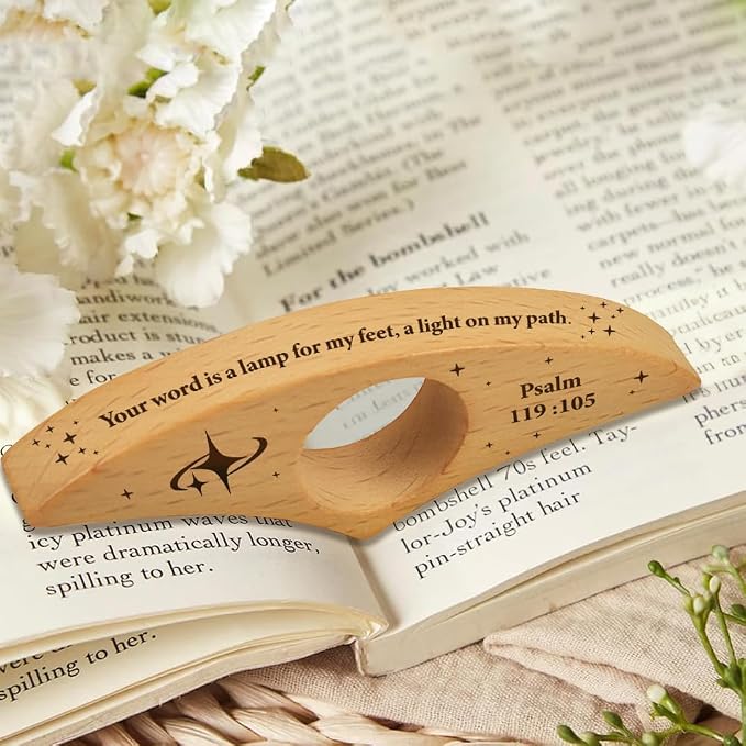 Quimoy Book Page Holder for Reading,Thumb Books Page Holder, Books Reading Accessories Gifts for Book Lovers Teachers Students Friends