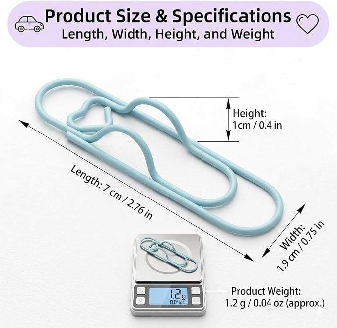 20pcs Pen Holders for Notebook, Teacher Gifts Macaron Pencil Holder Metal Journal Clip Pen Holders for Journal, Planner, Paperclip,Travelers Notebook Accessories