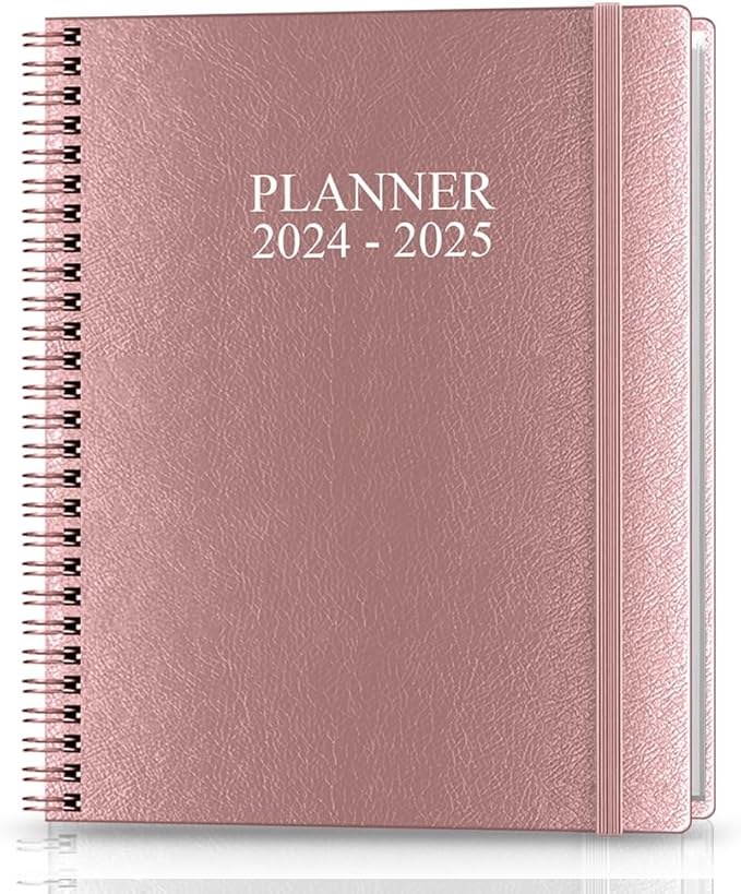 2024-2025 Planner - 2024-2025 Weekly & Monthly Planner from July 2024 - June 2025, Perfect to Organize Your Daily Life, 8.5" x 11", Rose