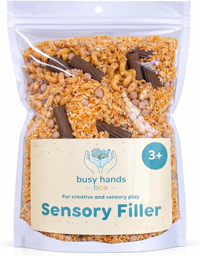 Colorful Sensory Filler for Craft Activities, Mixed Texture Decorative Filler, Fine Motor Practice Material