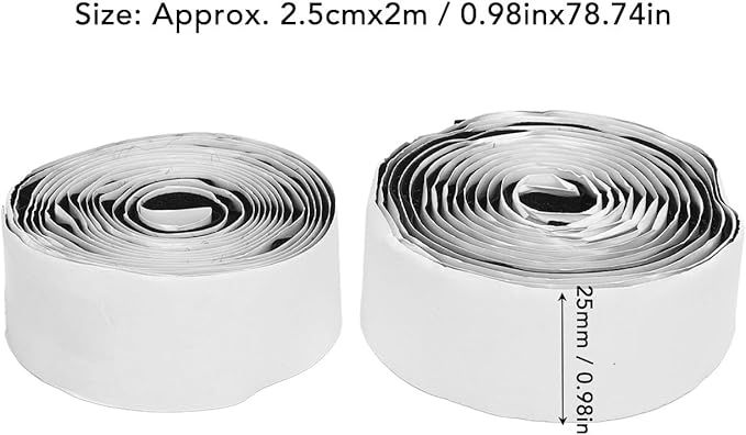 2 Set Guitar Effects Pedal Board Tape 2.5cm x 2m Cuttable Tape for Secure Pedal Mounting