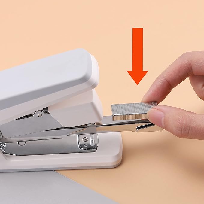 Stapler Stapler Desktop Stapler Multifunctional Manual Stapler 25/50 Sheet Capacity Office Stapler with 1000 Staples Student Supplies Office Stapler (Color : 2, Size : B)