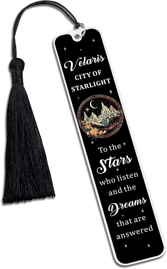 Velaris Merch, Dark Romance Merch, Book Lover Gifts for Women, Bookworms, Nerds, Readers, Christmas Birthday Book Club Gifts for Women Men, Book Marks for Reading Women