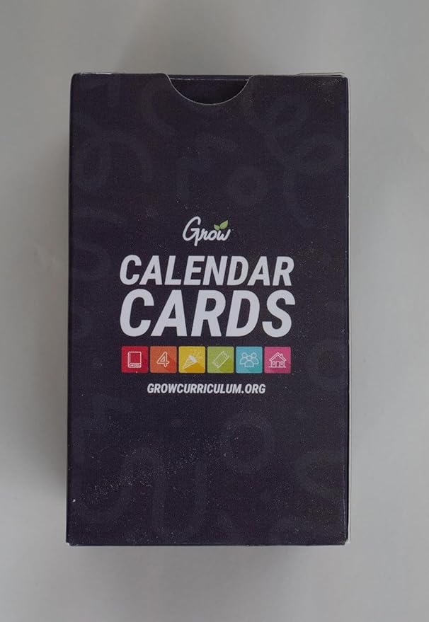 Calendar Cards from Grow Curriculum (Standard)