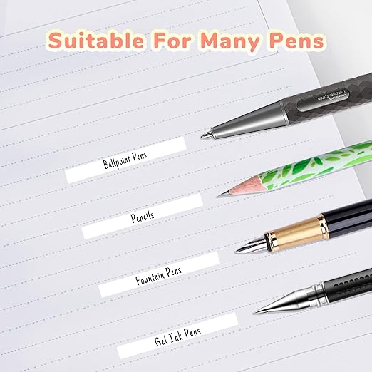 Temiary 4 Pack Correction Tape Pen, 0.27 in x 78.7 Ft White Smooth Pull Out Tape Pens for Writing, Tear Resistant Easy to Use Applicator for Instant Corrections School Office Supplies (Multicolor)
