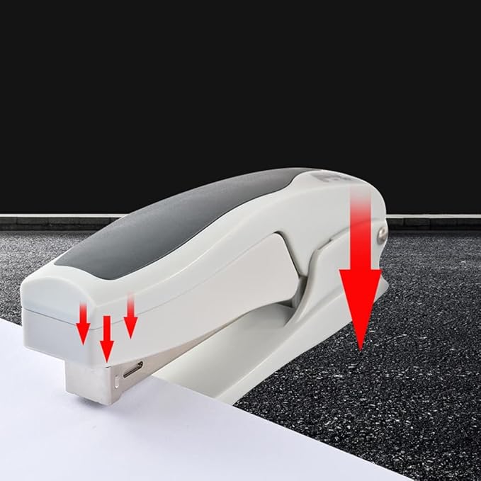 Desk Stapler Stapler Staplers for Desk 360°Rotating Head A3 Paper Binding Graphic Office Binding Machine Suitable for School Office Supplies School Supplies (Color : A)