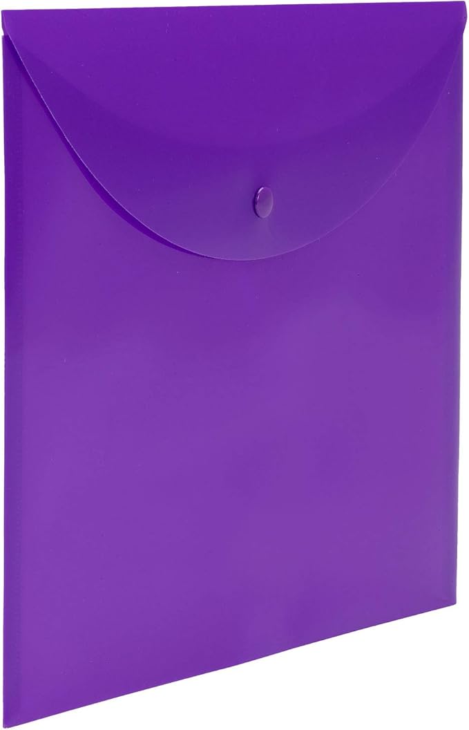 Smead Project Envelope, Snap Closure, Top Load, Letter Size (10, Purple)