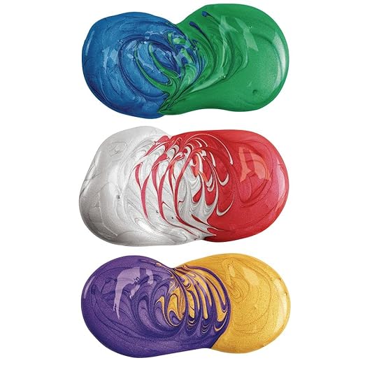 BioColor Paint, Metallic Colors, 16 oz. - Set of 6 (Item # MBIOSET)