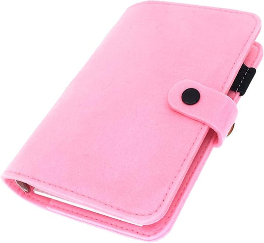 A6 Felt Binder Tender Pink
