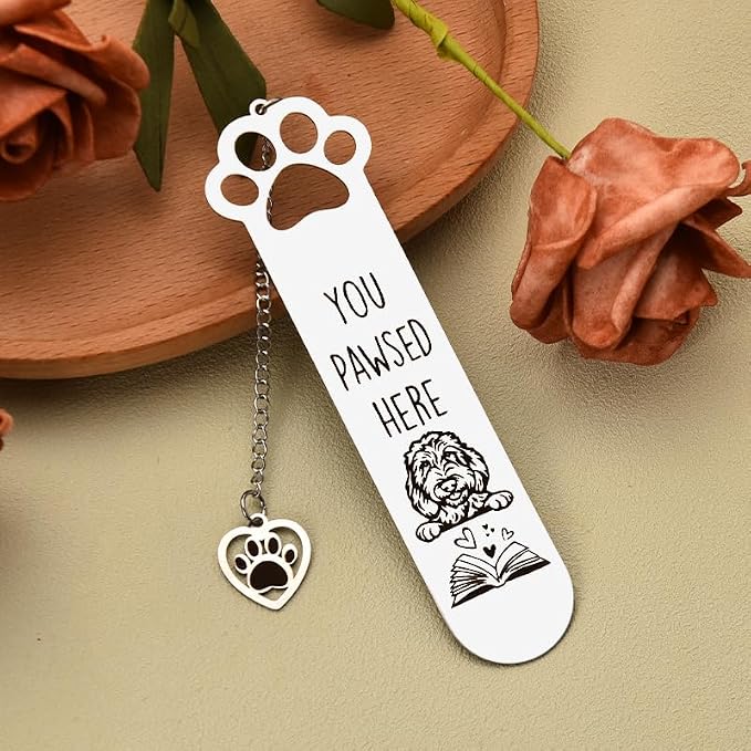 Book Lovers Gifts for Daughter Granddaughter Goldendoodle Dog Lovers Gifts for Readers Bookworms Dog Bookmarks for Women Men Goldendoodle Gifts for Friend Coworker Goldendoodle Dog Owners