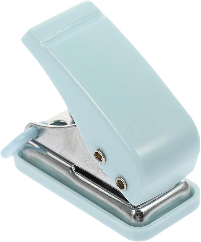 Gadpiparty Compact Mini Hole Punch Small Office Stapler for School Supplies Adorable Desk Accessory Staples for Students and Office Use