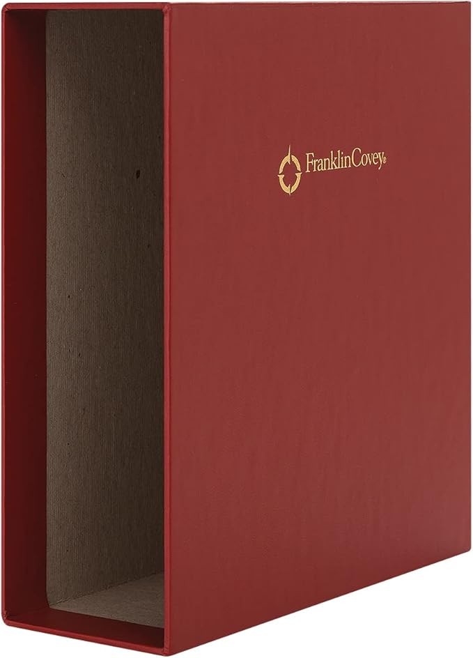 FranklinCovey - Storage Sleeve for FranklinCovey Planners | Protect Past and Future Planner Pages (Classic, Red)