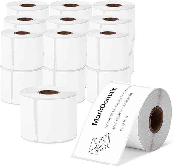 20 Rolls Replacement for Dymo 30256 Standard Large Shipping Labels 59 mm x 102 mm (2-5/16" x 4") 300/Roll for Label Writer LW 400 450 Duo Twin Turbo 4XL Printer